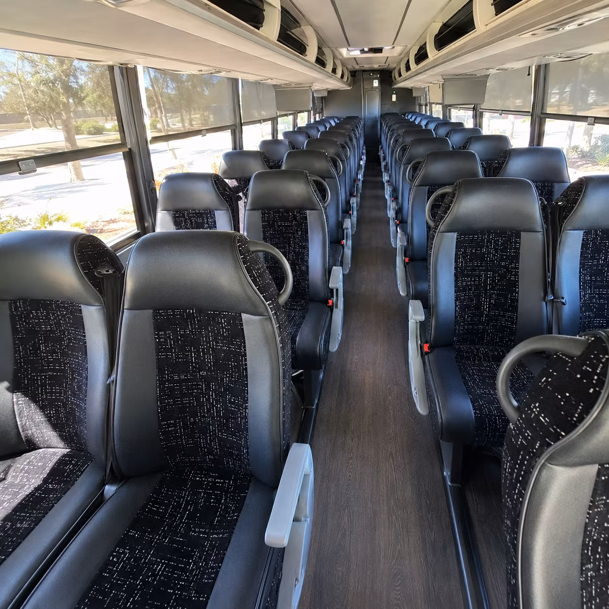 Round Rock Airport Shuttle & Transportation party bus exterior