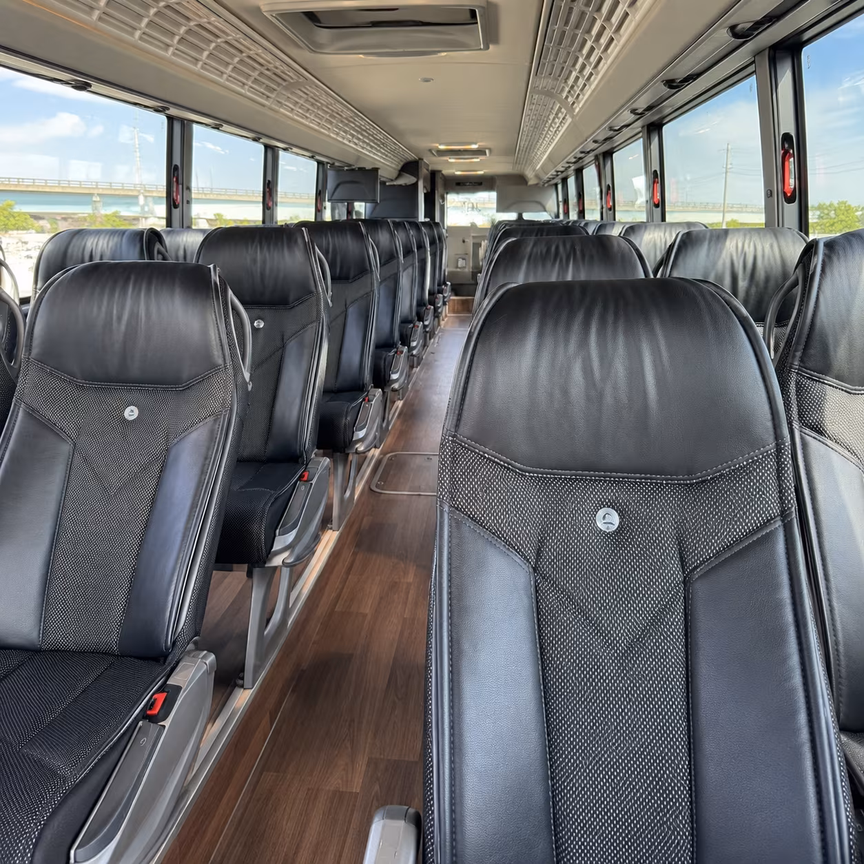 Round Rock Airport Shuttle & Transportation onboard seating