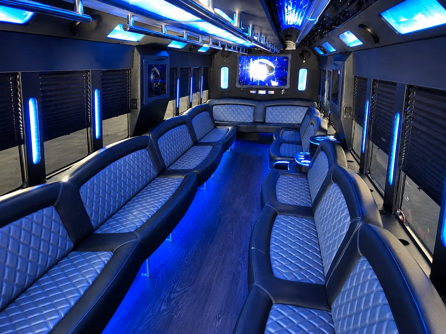 Round Rock Concert & Music Festival Transportation onboard seating