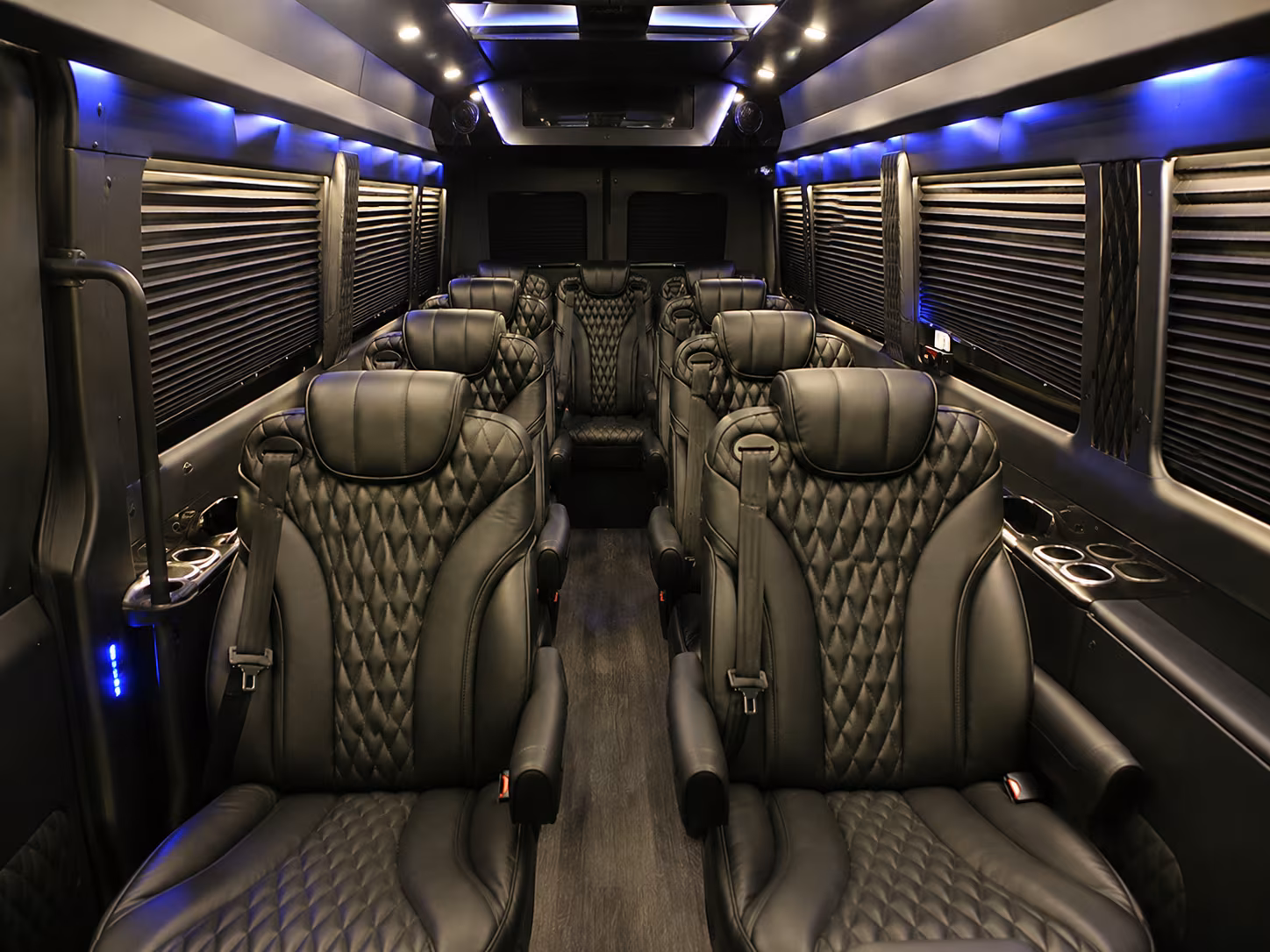 Round Rock Corporate Transportation party bus interior