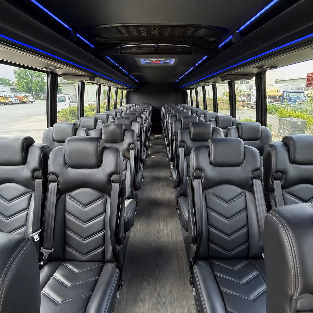 Round Rock Corporate Transportation party bus exterior