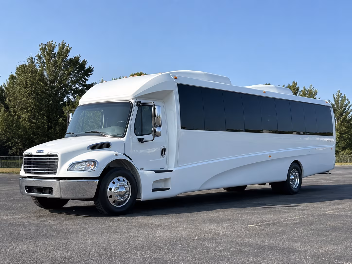 Round Rock Prom & Homecoming Transportation party bus exterior