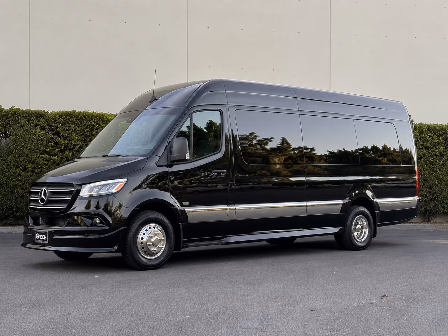 Round Rock School Event Transportation party bus interior