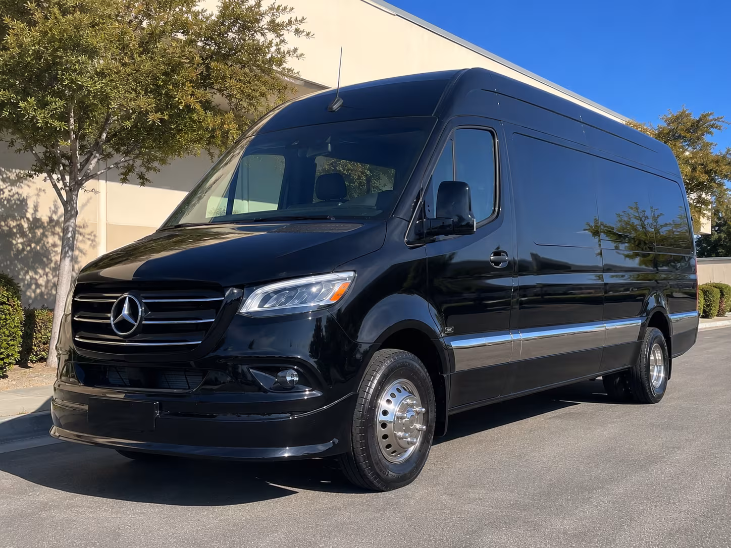 Round Rock School Event Transportation party bus exterior