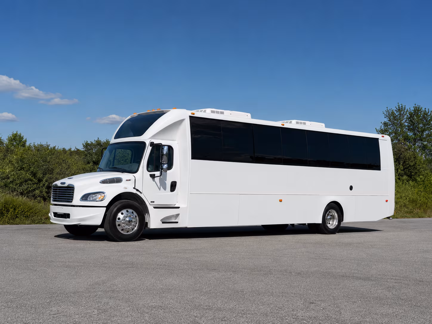 Round Rock Wedding Transportation party bus interior