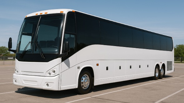 Exterior of Charter Bus Company Round Rock's ADA Charter Bus in Round Rock
